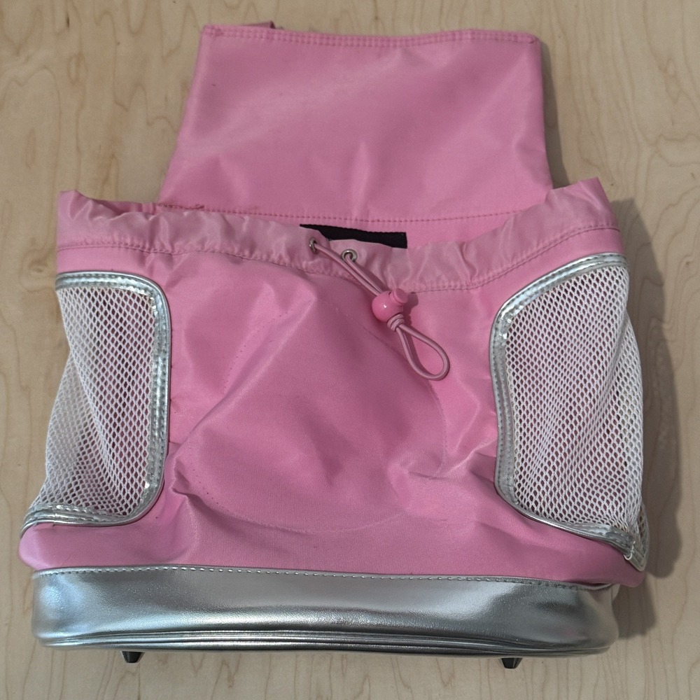 Boots Barkley Pink Silver Backpack Small Cat/Dog Carrier